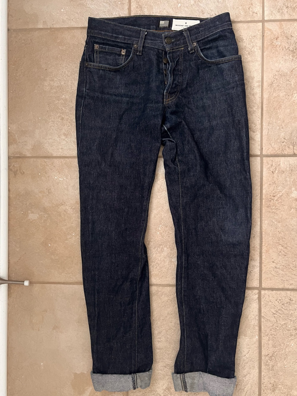 Imogene + Willie Barton Slim Lot 3 Vidalia Mills Selvedge Denim Jeans Size 27